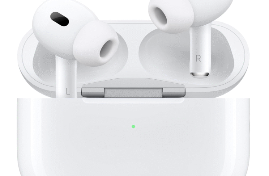 Apple AirPods (2nd Generation) with charging case open – true wireless earbuds with sleek design