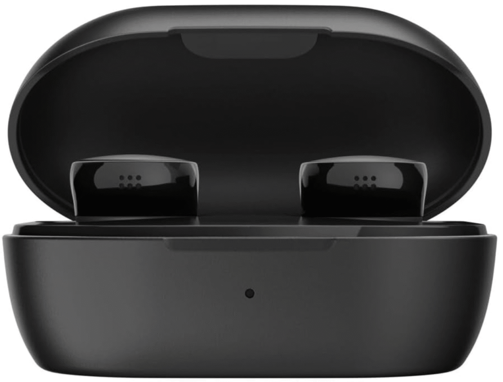 Bose QuietComfort Earbuds placed inside open charging case