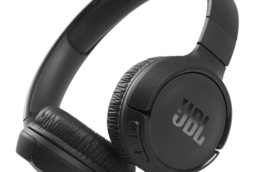 JBL Tune 510BT wireless on-ear headphones with Pure Bass sound and foldable design