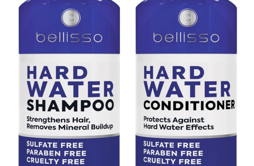 Bellisso Hard Water Shampoo and Conditioner Set with Sulfate-Free, Paraben-Free, and Cruelty-Free Formula