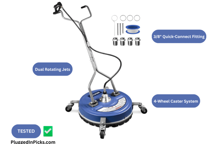 I tested the MEKOH 20" surface cleaner across three sessions — driveway, patio, and sidewalk. Here's how it performed and whether it's worth adding to your setup.