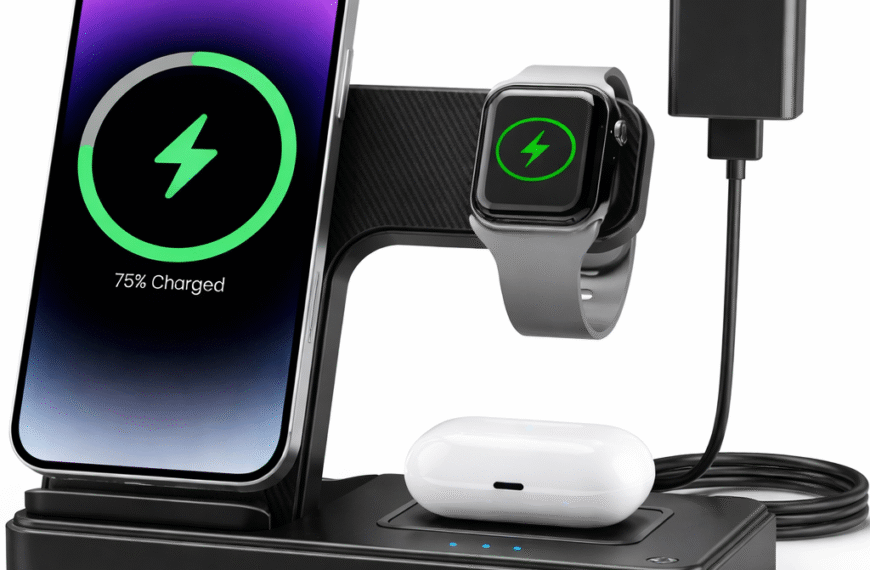 GETPALS 3-in-1 Wireless Charging Station
