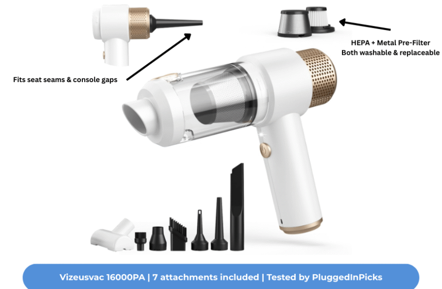 16000PA Cordless Mini Car Vacuum Review