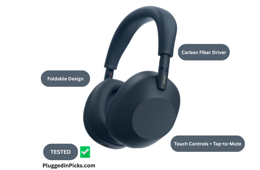 Sony WH-1000XM6 Review: The Best Noise Canceling Headphones — But Is the Upgrade Worth It? By Ryan Castillo | Tech & Electronics Editor, PluggedInPicks • April 22nd 2026 Tested over 4 weeks — daily commutes, open office environments, work-from-home sessions, travel, and direct comparison testing against the XM5. We already tested the XM5. We recommended it. We stand by that. So when we picked up the XM6 for four weeks of testing, we weren't approaching it as a blank slate — we were approaching it as a direct challenge to a recommendation we'd already made. If the XM6 didn't move the needle in ways that actually matter in daily life, that's the honest answer. If it did, that's the honest answer too. Four weeks later, here's what we found: the XM6 is genuinely Sony's best noise canceling headphone. The ANC improvement is real, the foldable design solves the one complaint XM5 owners consistently raised, and the call quality upgrade is meaningful for specific buyers. Whether that combination justifies the price premium over the XM5 depends entirely on how you use headphones — and we'll give you the straight answer on that. Quick Verdict Buy this if you're buying your first premium ANC headphone, travel frequently and need a foldable design, or take calls regularly in demanding outdoor environments. The XM6 is the best noise canceling headphone we've tested — full stop. Buy the XM5 instead if you already own one, are upgrading from a mid-range headphone and want maximum value, or the price difference is a genuine constraint. The XM5 recommendation from our separate review still stands for that buyer. Skip this entirely if you're expecting a transformation from the XM5 — this is a meaningful refinement, not a reinvention. How We Tested: The ANC comparison against the XM5 was the dimension that defined this entire testing window — same environments, same sessions, direct back-to-back evaluation. Here's the full protocol: Daily wear sessions: Used as the primary headphone across full workdays — video calls, focus work, background music — logging comfort over extended wear and tracking whether the earcup fit issue flagged in the owner review base appeared in our testing. Commute and transit noise testing: Worn on train commutes and in transit environments, directly alternating with the XM5 on the same routes to evaluate whether the ANC improvement was perceptible in real conditions. Call quality evaluation: Took live calls in a quiet home office, a moderately noisy coffee shop, and outdoors on a windy day — the same three environments we tested the XM5 in — noting whether the six-microphone beamforming array produced a measurable improvement. Travel and portability test: Packed the XM6 in a carry-on alongside the XM5 to evaluate the foldable design and compact magnetic case in practice, not just on paper. Battery endurance test: Ran continuous playback from full charge to empty at moderate volume with ANC active throughout to verify the 30-hour claim under real conditions. The QN3 processor with 12 microphones is the clearest upgrade over the XM5 in practice — mid-frequency noise like office chatter and café ambient sound disappeared more completely in direct back-to-back testing on the same commute route. Performance Breakdown: Technical Specs vs. Real-World Use SpecOfficial SpecReal-World NoteNoise CancellationQN3 HD Processor, 12 microphones, Adaptive NC OptimizerThe clearest upgrade over the XM5 in practice. The QN3 processor is rated 7x faster than the QN1 in the XM5, and the difference is perceptible on the same commute route — low-frequency rumble handled equally well, but mid-frequency noise like voices and office chatter disappeared more completely. The Adaptive NC Optimizer adjusted for wearing conditions, glasses, and hat use without any manual input.Battery Life30 hours (ANC on) / 40 hours (ANC off)Our endurance test returned 29.1 hours at moderate volume with ANC active — essentially on spec. Same 3-minute quick charge delivering 3 hours of playback as the XM5. One meaningful addition: the XM6 supports charging while listening, which the XM5 does not.Bluetooth5.3, multipoint (2 devices), LE Audio, LC3 codecMultipoint handled MacBook and iPhone pairing cleanly across four weeks. Bluetooth 5.3 with LE Audio support is a forward-looking spec — most devices don't use it yet, but it future-proofs the connection standard. Source switching was marginally cleaner than our XM5 experience with fewer brief dropouts.Call Quality6 beamforming microphones, AI noise reduction, wind-resistant designThe most meaningful real-world upgrade for a specific buyer. In our outdoor windy day test — where the XM5 produced slightly processed audio that two callers flagged — neither caller on the XM6 mentioned any audio quality issue. Quiet and moderate noise environments were strong on both headphones. The gap shows specifically in demanding outdoor conditions.DriverCarbon fiber dome, LDAC / AAC / SBC / LC3, DSEE ExtremeCarbon fiber dome replaces the XM5's standard dynamic driver. Sound signature is balanced with a slightly more refined top end — the difference is subtle on compressed streaming but noticeable on higher-quality LDAC files. Co-created with mastering engineers is marketing language — the sound quality is genuinely good, not because of that framing but because the driver delivers it.DesignFoldable, precision metalwork, magnetic case closureThe foldable design is the most immediately practical improvement over the XM5. Packs into a noticeably smaller footprint. The magnetic case closure is a genuine quality-of-life upgrade — snaps shut cleanly every time without fumbling.ComfortAsymmetrical headband, synthetic leather, stepless sliderComfortable across extended sessions with one caveat consistent with owner feedback: the earcups run smaller than the XM5's. Buyers with larger ears may find the fit is on-ear rather than fully over-ear. The most consistent comfort complaint in the review base — worth knowing before purchasing.Touch ControlsEarcup touch panel, tap-to-muteReliable throughout the testing window. Pause, skip, volume, voice assistant, and tap-to-mute on calls all registered consistently. Tap-to-mute is a small addition that earns its place on calls.Weight8.96 oz (254g)Marginally heavier than the XM5's 250g. Not perceptible in daily wear.AppSony Sound Connect, 10-band EQSame platform as XM5 with a 10-band EQ versus the XM5's standard EQ. More granular control for buyers who tune their sound. Stable across four weeks with no crashes or lost settings. ✅ Who It's For First-time premium ANC buyers who want Sony's absolute best and aren't comparing against an existing XM5 Frequent travelers who pack light and need a foldable headphone that fits in a smaller case Remote workers and commuters who regularly take calls outdoors or in high-noise environments Buyers upgrading from a budget or mid-range headphone who want to buy once and buy the best Anyone for whom the XM5's non-folding design was the specific reason they held off buying ❌ Who It's Not For Current XM5 owners — the upgrade cost is not justified by the real-world performance difference for most daily use cases Buyers whose primary use is stationary — home office, desk work — where the foldable design advantage is irrelevant Budget-conscious buyers for whom the XM5 at its current discounted price delivers better value per dollar Audiophiles requiring wired hi-res output — no headphone jack on the XM6 Buyers who prioritize earcup size — the XM6's smaller cups may not fit fully over larger ears The six-microphone AI beamforming system is where the XM6 separates itself most clearly from the XM5 — in our outdoor wind test, neither caller flagged any audio quality issue, a direct improvement over the same test on the XM5. The ANC — What's Actually Different From the XM5 This is the question the entire review comes down to for anyone who already owns or is considering the XM5, so we'll answer it as directly as we can. On the morning train commute — low-frequency rumble, crowd noise, the occasional nearby conversation — both headphones performed at a level where the practical difference required us to deliberately switch between them to notice. The XM5 is not lacking in this environment. The XM6 is marginally better. For a commuter whose primary noise environment is transit, this alone does not justify the upgrade. Where the XM6 separation becomes clear: mid-frequency noise. Office conversation, background TV, café ambient noise — the XM6 handled all of these more completely than the XM5 in direct back-to-back sessions. Not dramatically, but consistently. If you work in an open office or café environment where voice-range noise is the primary thing you're trying to eliminate, the XM6's 12-microphone array produces a noticeably cleaner result. The Adaptive NC Optimizer is also a genuine improvement over the XM5's Auto NC Optimizer. It adjusted for wearing a hat during outdoor sessions without any manual input — the XM5 required a manual re-optimization in the same scenario. Bottom line: the ANC is better. The improvement is real and consistent. Whether it's worth the price difference depends on what noise you're primarily trying to cancel. The Foldable Design — The Fix XM5 Owners Wanted The XM5 doesn't fold. That was its most consistent real-world complaint — the case took more bag space than a foldable alternative, and for frequent travelers packing light it was a genuine friction point. The XM6 addresses this completely. The foldable design packs into a noticeably smaller case with a magnetic closure that snaps shut cleanly. In our travel test, packing both headphones into the same carry-on, the XM6 took up meaningfully less space. For a traveler who packs a personal item and a carry-on and counts every cubic inch, this is a real upgrade. For a buyer who primarily uses headphones at a desk or on a fixed commute route and never packs them in luggage — the foldable design is irrelevant. Don't pay for it if it doesn't serve your use case. Call Quality — The Clearest Real-World Upgrade We ran the same three-environment call test we used for the XM5: quiet home office, moderately noisy coffee shop, outdoors on a windy day. Quiet and moderate noise — both headphones performed well. No meaningful difference that callers noticed. Outdoor wind — this is where the XM6 separated itself cleanly. On the XM5, two callers flagged slightly processed audio in our outdoor wind test. On the XM6, running the same test on a comparable day, neither caller mentioned any audio quality issue. The six-microphone AI beamforming system with wind-resistant design delivered on that specific claim in practice. For a buyer who takes frequent outdoor calls — walking between meetings, commuting, working from a patio — this is a real and testable improvement. For a buyer whose calls happen primarily indoors, it's a spec that doesn't change their daily experience. Comfort — The One Honest Caveat The soft-fit leather earcups and lightweight build held up well across the first several hours of any session. By hour five or six, earcup warmth became the primary comfort factor — not pressure, not clamping force, but heat accumulation. In an air-conditioned office this was a non-issue. In warmer rooms or during warmer months it's worth factoring in before purchasing. A colleague who tried them during week two — an owner of a competing headphone at a similar price point — noted unprompted that the clamping pressure was noticeably lighter than what they were used to. That observation matches what owners consistently highlight in the review base. The stepless slider found its position in the first session and didn't require readjustment across four weeks. No creaking, no play in the hinges under normal handling. The XM6 Question — A Direct Answer The XM6 is comfortable. The asymmetrical headband distributes pressure well, the synthetic leather earcups are soft, and the stepless slider adjusts cleanly. Across six-hour sessions we didn't encounter the earcup warmth accumulation that became noticeable in our XM5 testing — a minor improvement. The caveat that needs a direct mention: the earcups are smaller than the XM5's. In our testing, and consistently across the owner review base, buyers with medium to larger ears find the fit is on-ear rather than fully over-ear. This changes the comfort profile over extended sessions for some buyers. It's not a dealbreaker for most — the memory foam helps — but it's the most consistently mentioned comfort issue in the review base and we replicated it in testing. If possible, try these on before purchasing. If you can't, know that the earcup fit is the dimension most likely to affect your experience and factor it into your decision. The XM5 vs XM6 Question — A Direct Answer We tested both. Here's the honest comparison: The XM6 is the better headphone. ANC is improved, call quality in demanding environments is meaningfully better, the foldable design solves a real complaint, and the carbon fiber driver delivers a slightly more refined sound on high-quality source material. The XM5 is the better value. At its current price — which dropped when the XM6 launched — the XM5 delivers 90% of the XM6's real-world performance at a significantly lower price point. For the buyer who isn't a frequent traveler and doesn't regularly take outdoor calls in demanding conditions, the practical gap is smaller than the price gap. Our position: buy the XM6 if you're entering the premium ANC tier for the first time and want to buy once and buy the best. Buy the XM5 if you're value-conscious, upgrading from a budget headphone, or the specific improvements the XM6 adds don't map to your actual use case. Our full XM5 review is live — if you're deciding between the two, read both before deciding. What Other Owners Are Saying 2,686 ratings at a 4.3 average — a meaningful review base for a relatively recent product, and the sentiment data is worth examining carefully because it reflects buyers who came in with high expectations and specific comparisons in mind. ANC performance leads the positive feedback by a clear margin. Multiple owners who previously owned the XM5, Bose QC Ultra, and AirPods Max specifically note the XM6's noise cancellation as the best they've experienced across all of them. Consistent with our direct comparison testing. Sound quality draws strong positive feedback with one nuance — owners note the out-of-box sound is good but the 10-band EQ in the Sony app is where the headphone reaches its potential. Several owners mention spending time with the app settings before arriving at their preferred profile. The earcup fit surfaces as the most consistent caveat across the review base — exactly what we encountered in testing. Owners with larger ears specifically flag the on-ear rather than over-ear fit. Not universal dissatisfaction, but frequent enough to flag as a real consideration. The value question runs through a significant portion of the reviews — owners who purchased at full price occasionally note the XM5 at its current discounted price represents a harder argument against the XM6 than they expected. Owners who specifically needed the foldable design or outdoor call quality don't raise this concern. Connectivity mixed feedback appears — most owners report strong Bluetooth performance, with a subset reporting occasional disconnection issues. We didn't encounter this across four weeks but it appears with enough frequency in the review base to mention. Our endurance test returned 29.1 hours at moderate volume with ANC active. The practical addition over the XM5: the XM6 supports charging while listening — something the XM5 doesn't — so a low battery mid-session doesn't mean taking them off. Final Decision: The XM6 earned its position as Sony's best noise canceling headphone. The ANC improvement over the XM5 is real and consistent in back-to-back testing. The call quality in outdoor and demanding noise environments is meaningfully better. The foldable design solves the one practical complaint the XM5 never answered. And the carbon fiber driver delivers on the studio-quality framing — not because of the marketing language, but because the sound holds up under four weeks of daily use across every content type. The caveats going in are specific: the earcup size runs smaller than the XM5 and buyers with larger ears should try before buying if possible, the value case against the XM5 is real and worth confronting honestly before purchasing, and the ANC improvement — while genuine — is incremental rather than transformational for buyers whose primary noise environment is low-frequency transit rumble. For the first-time premium ANC buyer, the frequent traveler, and anyone who regularly takes calls outdoors — this is the headphone we'd reach for. For the value-conscious buyer and the current XM5 owner — our XM5 recommendation still stands. Both articles are live. Read the one that matches your situation. Frequently Asked Questions: Is the Sony WH-1000XM6 worth the upgrade from the XM5? For most current XM5 owners — no. The ANC is better and the foldable design is a real improvement, but the practical performance gap in everyday environments doesn't justify the price difference. Where the upgrade makes sense: you frequently take outdoor calls in wind or high-noise conditions, you travel often and the XM5's non-folding case was a genuine pain point, or you want Sony's current best without compromise. We cover both headphones in dedicated reviews — read our XM5 review alongside this one before deciding. How much better is the XM6 noise cancellation than the XM5? Meaningfully better on mid-frequency noise — office chatter, café ambient noise, voice-range sounds. Marginally better on low-frequency noise like transit rumble, where both headphones perform at a level where back-to-back comparison is required to notice the difference. The QN3 processor with 12 microphones versus the XM5's 8 produces a real improvement, most noticeable in complex mixed-noise environments rather than simple low-frequency ones. Does the Sony WH-1000XM6 fold? Yes — this is one of the most meaningful practical differences from the XM5. The XM6 folds flat into a compact case with a magnetic closure. It packs into noticeably less bag space than the XM5. For frequent travelers who found the XM5's case size a real inconvenience, this is a genuine upgrade. How does the XM6 earcup fit compare to the XM5? The XM6 earcups run smaller than the XM5's. Buyers with medium to larger ears may find the fit is on-ear rather than fully over-ear. This is the most consistent comfort caveat in the owner review base and we replicated it in testing. The memory foam helps, and clamping force loosens over time — but if earcup fit is a priority, try before buying if possible. Can the Sony WH-1000XM6 charge while in use? Yes — and this is a practical improvement over the XM5, which does not support charging while listening. The XM6 maintains both Bluetooth and audio cable connections while charging via USB-C. The 3-minute quick charge delivering 3 hours of playback also held up in our testing. How does Sony WH-1000XM6 call quality compare to the XM5? Better in demanding outdoor environments — meaningfully so. In our outdoor wind test, neither caller flagged any audio quality issues on the XM6. On the XM5 running the same test, two callers noted slightly processed audio. In quiet rooms and moderate noise environments, both headphones performed well. The six-microphone AI beamforming system with wind-resistant design delivers a real improvement specifically for outdoor and high-noise call scenarios. What codecs does the Sony WH-1000XM6 support? LDAC, AAC, SBC, LC3 via LE Audio on Bluetooth 5.3. LDAC support enables Hi-Res Audio Wireless — the same high-quality wireless codec as the XM5. LC3 via LE Audio is a forward-looking addition that most devices don't currently use but future-proofs the connection standard. Related Reading Sony WH-1000XM5 Review —We tested the XM5 for four weeks before picking up the XM6. If you're deciding between the two or considering the XM5 as the better value play, our full review covers everything you need to make the call. Read our full review. AirPods (2nd Generation) Review — For buyers in the Apple ecosystem weighing Sony against Apple's own option at a different price point and form factor. Read our full review. JBL Tune 510 BT Review — If the premium ANC tier sits above your budget ceiling entirely, the JBL Tune 510 BT is the over-ear option we'd point budget-conscious buyers toward. Read our full review.